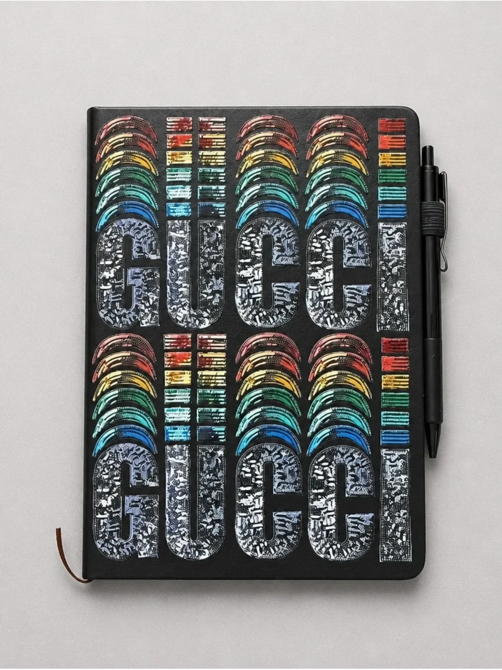 HANDMADE FASHION UV/DTF A5 Notebook With Pen